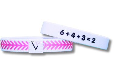 Baseball Bracelet 6+4+3=2 reversible wristband, Vencer Co, photo 2