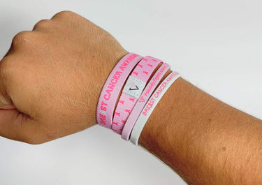 2024 Breast Cancer Awareness Bracelet, Vencer Co reversible wristband, photo 4