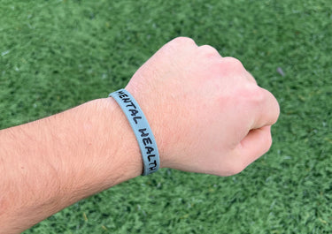 mental health matters - wristband dark grey