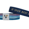 Be Your Best Self Bracelet, Vencer Co reversible wristband, photo 1