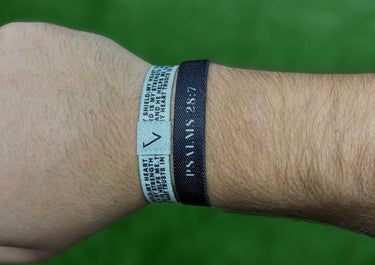 Psalms 28:7 Bracelet, Vencer Co reversible wristband, photo 2