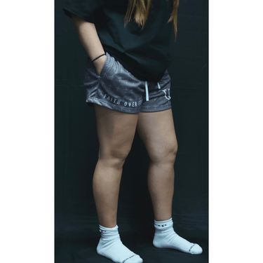 WOMEN'S MESH SHORTS - FAITH OVER FEAR