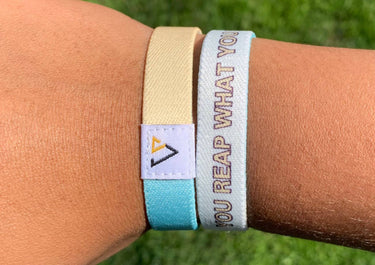 You Reap what You Sow Bracelet, Vencer Co reversible wristband, photo 2
