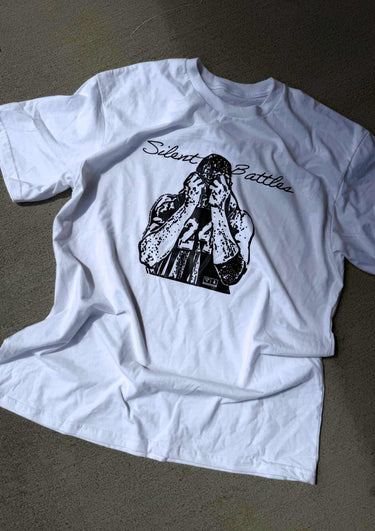 SILENT BATTLES -  HEAVYWEIGHT COTTON TEE
