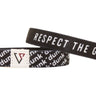 Respect The Game (Black) Dunk x Vencer Bracelet, Vencer Co reversible wristband, photo 1