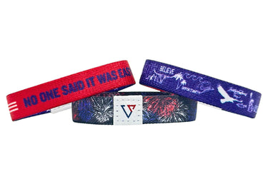 Stars & Stripes Bracelet Pack, Vencer Co reversible wristband, photo 2