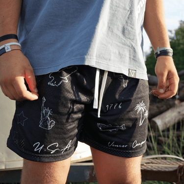 MESH SHORTS - STARS AND STRIPES