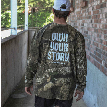 OWN YOUR STORY - REAL TREE CAMO LONG SLEEVE