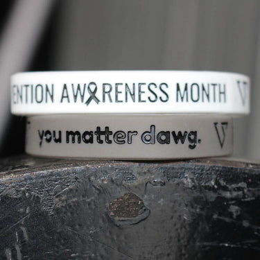 Suicide Awareness Month Rubber Bracelets