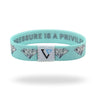 Pressure is a Privilege, Vencer Co reversible wristband, photo 1
