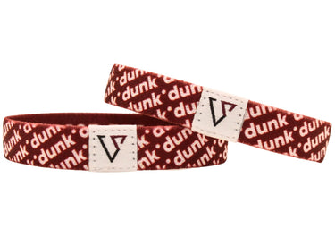 Respect The Game (Maroon) Dunk x Vencer Bracelet, Vencer Co reversible wristband, photo 2