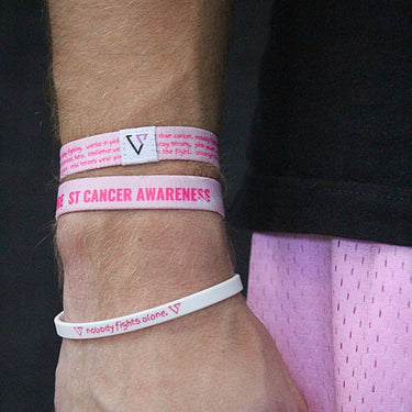 2025 Breast Cancer Awareness Bracelet, Vencer Co reversible wristband, photo 2