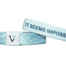 It Seems Impossible Until It's Done Bracelet, Vencer Co reversible wristband, photo 1