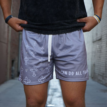 mesh shorts - i can do all things